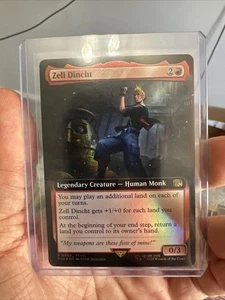 Zell Dincht Foil Extended Art R 0468 Caja Exclusiva Final Fantasy Magic The Gathering Casi Nuevo - Imagen 1 de 2