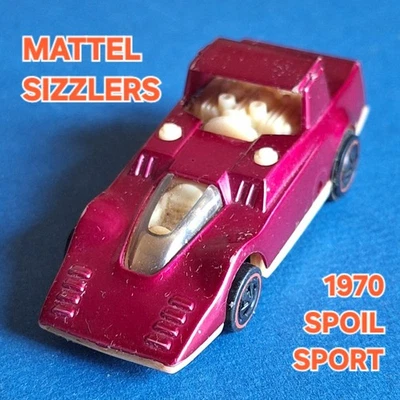 Pintura corporal Mattel de colección © 1970 Sizzlers Spoil Sport como nueva llanta cromada desvanecida sin probar Foto 1 de 4