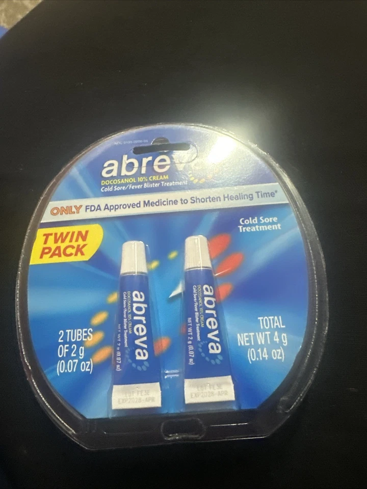 Tubo de crema Abreva Docosanol 10 % 4 g paquete doble exp.04/28 Foto 1 de 1