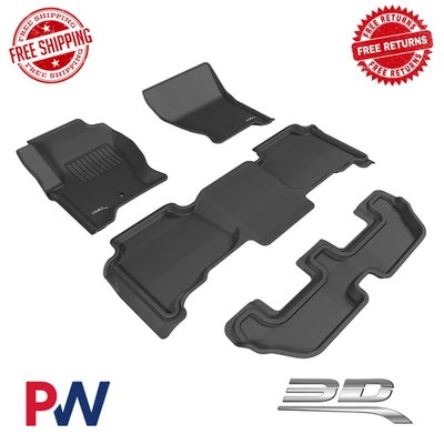 Forro de piso 3D MAXpider ajuste personalizado KAGU para todo tipo de clima para Land Rover LR4 2009-2012 Foto 1 de 4