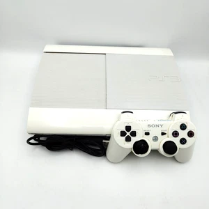 Console Sony Playstation 3 PS3 Super Slim Bianca 12GB + controller - IN GARANZIA - Imagen 1 de 11
