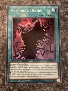 Vampire's Desire Speed Duel GX: Duelists of Shadows #SGX3-ENC18 - Picture 1 of 2