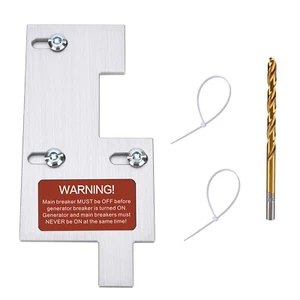 Generator Interlock Kit  GE  Panel with 2 1/2" from main to branch breakers - Picture 1 of 7