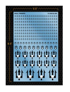 Chapter Customizer Skull Tridents bits Compatible w/ Warhammer 40k Space Marines - Picture 1 of 16