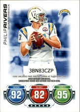 2010 Topps Attax Code Cards #36 Philip Rivers