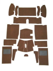 MG Midget 1275 1500 1967-1980 Complete Replacement BROWN interior Carpet Set - Picture 1 of 2