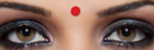Pack de 15 indiens traditionnel indien forme ronde front rouge pour femmes