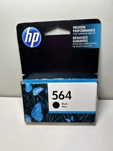 HP 564 Black Ink DeskJet 3520 3521 3522 3526 OfficeJet 4620 Exp APR 2019 - Picture 1 of 4