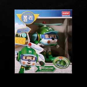 Robocar Poli DELUXE HELLY Green Helicopter Transforming Robot Figure 6" Big size - Picture 1 of 6