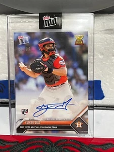2023 Topps Now YAINER DIAZ On-Card Auto /99 Rookie RC Cup Astros Superstarš„ - Picture 1 of 2