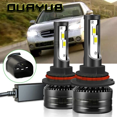 Kit de faros LED 6000K blancos de haz alto/bajo para Nissan Máxima 1990-1999 2x Foto 1 de 4