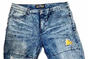 Demolition Herrenjeans Lite blau Denim Steinwäsche Gr. W38"" x 30"" L (158.F) - Bild 1 von 8
