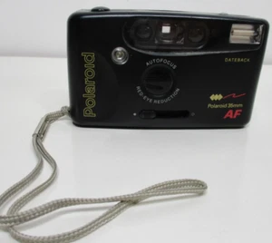 Polaroid Dateback 35mm Film Camera 32mm 1:3.5 AF w/ Wrist Strap Tested & Working - Picture 1 of 6