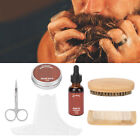 Beard Care Kit Men Growth Grooming Kit Beard Cream Oil Comb Brush Mustache SG5