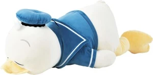 Disney Donald Duck Mochi Hug Plush Pillow SIZE L Japan Livheart Fluffy Toy - Picture 1 of 7