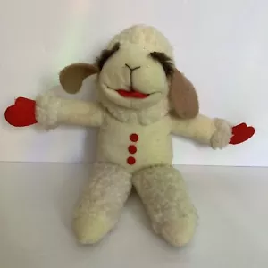 Vintage 90s Lambchop 9” Plush Stuffed Animal Toy Shari Lewis 1992 - Picture 1 of 11