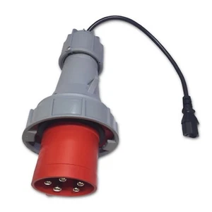 Marten® 415V 63A 5 Pin Adapter for PAT Testing 3 Phase 63a 5 Pin Plug to IEC - Picture 1 of 1