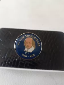William Shakespeare Vintage Badge - Foto 1 di 3