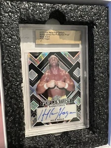 2022 Leaf Pop Century Hulk Hogan Black Wave Auto Autograph 1/1 NWO Hulkamania - Picture 1 of 3