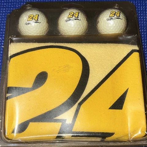 JEFF GORDON #24 SET OF 3 Top Flight GOLF BALLS & TOWEL SET BRAND NEW!!!! Cover