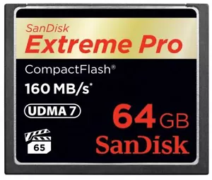 SanDisk 32/64/128gb CF Ultra Extreme Pro Compact Flash Memory Card 4 Camera UK - Picture 1 of 22