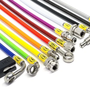 HEL steel flex brake lines 4-piece BMW M2 F87 with ABE - Picture 1 of 2
