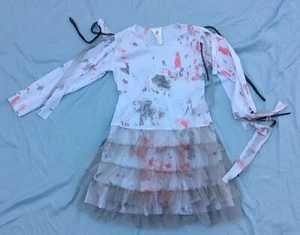 Zombie Bride Spirit Halloween Kids Costume, Child Size Medium 8-10, DRESS ONLY - Picture 1 of 4
