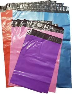 Coloured co-ex poly mailing postal security bags. Available in 4 colours 5 sizes - Picture 1 of 4