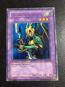 Konami Dragoness The Wicked Knight 1st Edition Yu-Gi-Oh! Fusion Card #LOB-086 - Picture 1 of 4