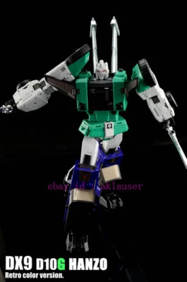 Perfect New Dx9 Hanzo D10g Sixshot Green Version Action Figure Model In Stock - Image 1 of 4