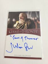 Game Thrones Iron Anniversary Autograph Julian Glover Pycelle Inscription Auto