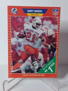 1989 Pro Set - #494 Barry Sanders (RC) - Bild 1 von 2