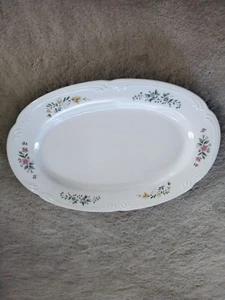VTG PFALTZGRAFF MEADOW LANE PATTERN 14 1/2" X 10 3/4" OVAL SERVING PLATTER - Picture 1 of 7