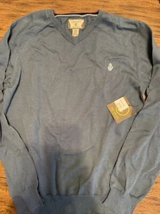 Volcom Youth Thin Sweater Blue M - Picture 1 of 5
