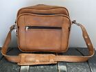 Vintage Made In Italy Faux Leather Travel Bag Tan
