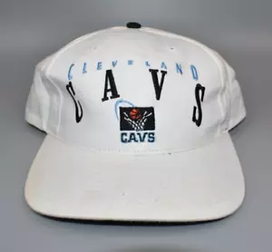 Cleveland Cavaliers Vintage Snapback Cap Hat - *Side Stains - Picture 1 of 6