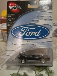 @2002 Vintage Hot Wheels / FORD Series ( #3/4 : '65 Mustang Conv. mit RR {schwarz} - Bild 1 von 8