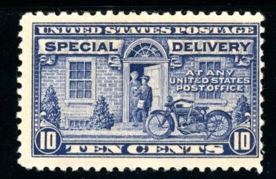 USAstamps Unused FVF US 1922 Special Delivery Scott E12 OG MHR - Image 1 of 2