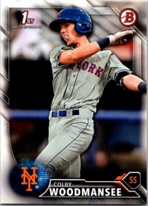 2016 Bowman Draft Picks & Prospects Colby Woodmansee New York Mets #BD-86