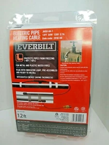 EVERBILT JHSD-84-1 12FT Cavo Riscaldamento Tubo Elettrico 84W 120V-AC D633281 - Foto 1 di 4