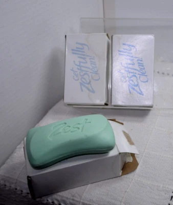 Zest vintage Bar soap in individual boxes one is opened others are sealed - Image 1 of 4