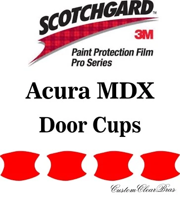 Filme de proteção de pintura 3M Scotchgard Pro Series transparente 2017 2018 2019 Acura MDX - Imagem 1 de 3
