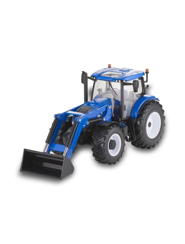 MODELLINO TRATTORE  FIAT  T6.180 CON CARICATORE SCALA 1:32 - Immagine 1 di 2