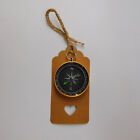 10 Sets Compass Wedding Favors with Kraft Tags for Travel Party
