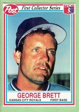 GEORGE BRETT Royals ~ 1990 Post Cereal card ~ FREE SHIPPING
