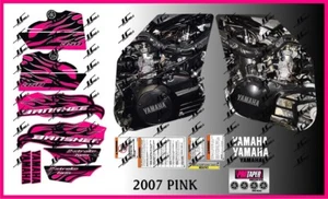 Banshee Mini Electric ATV Toy 2007 GRAPHICS KIT ENGINE AND WARNINGS DECALS - Bild 1 von 1