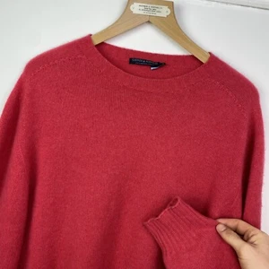 Gieves & Hawkes Pure Cashmere Sweater Jumper Hot Pink Made in Scotland (42R) - Picture 1 of 9