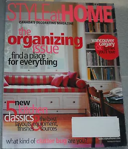 Style at Home Magazine September 2004 The Organizing Issue - Picture 1 of 12