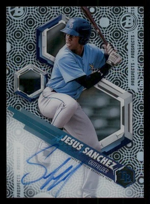2018 Bowman High Tek Prospect AUTO #PHTJS Jesus Sanchez - Image 1 of 2