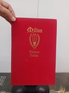 Milton HC Hilaire Belloc Literature & Poetry 1935 Lippincott Biography VNTG - Picture 1 of 15